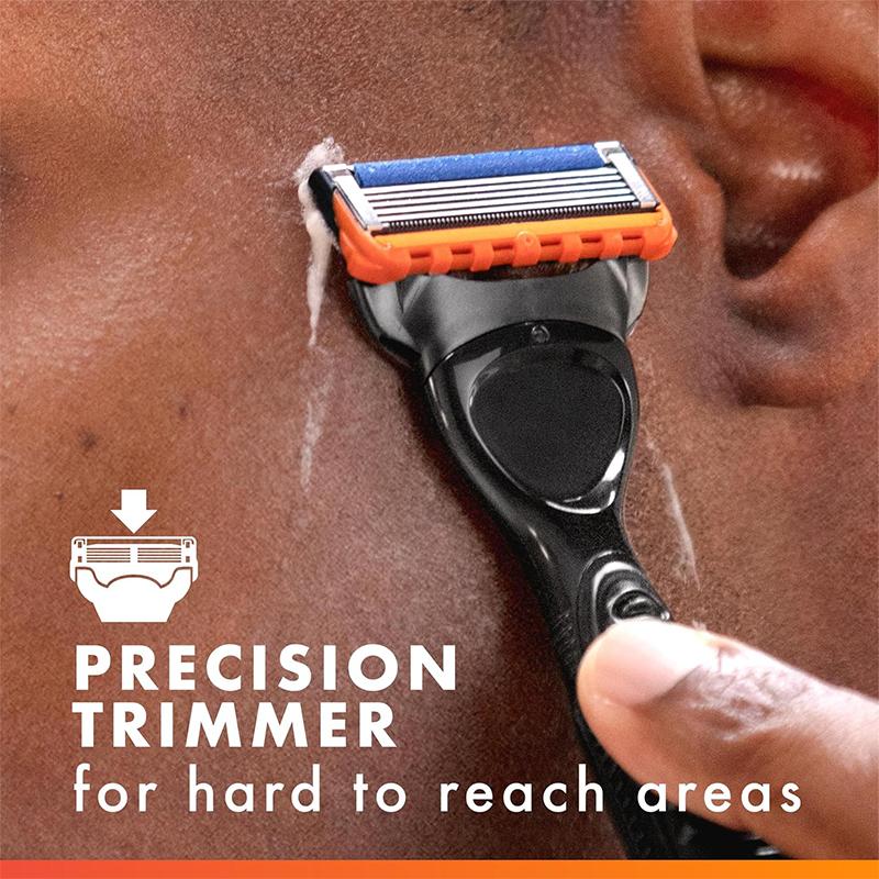 Gillette Golarka Fusion 5 zasilana systemem 5 ostrzy z powłoką podobną do diamentu dla ostrości i trwałości