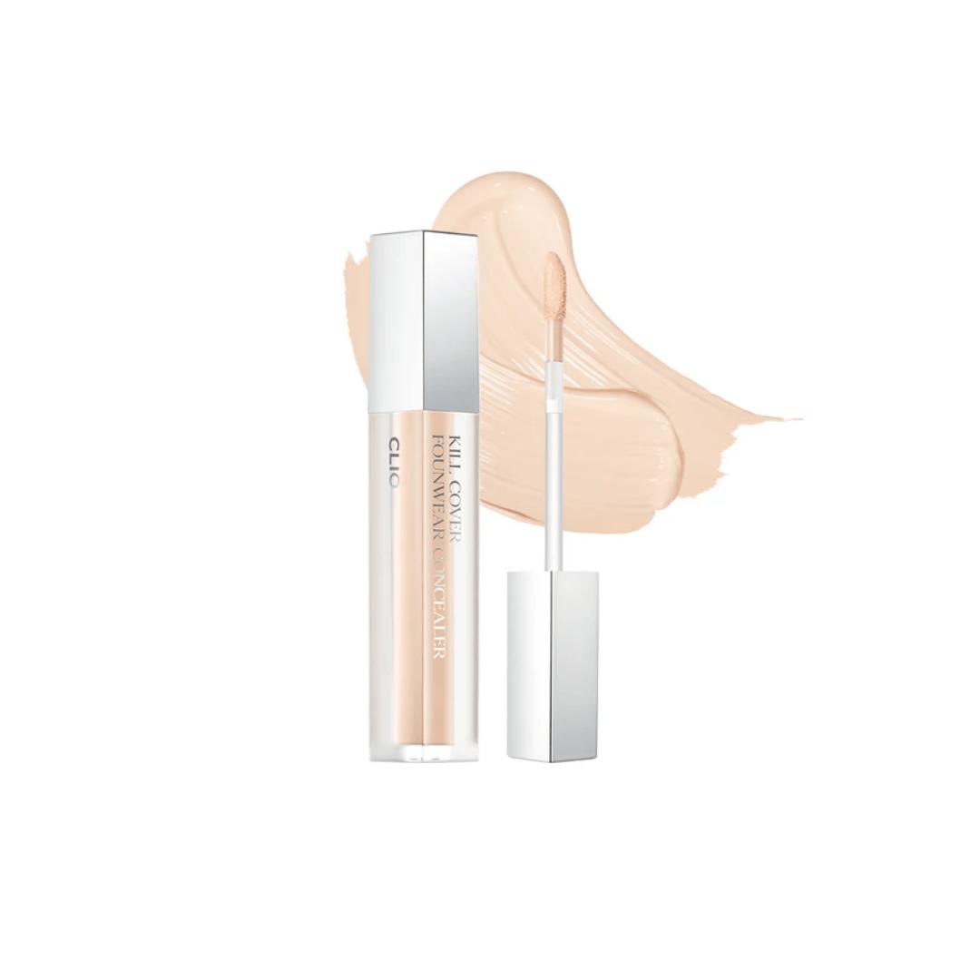 

CLIO Kill Cover Founwear Concealer #02 Lingerie 6 g - różowo-beżowy kryjący korektor