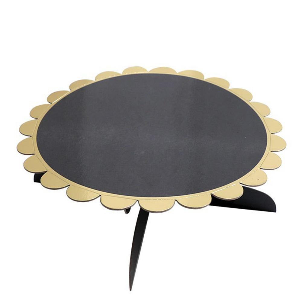 Creative Multicolor Cake Stand Round Paper Dessert Stand Multi-Function Disposable Cake Plate Party Supplies