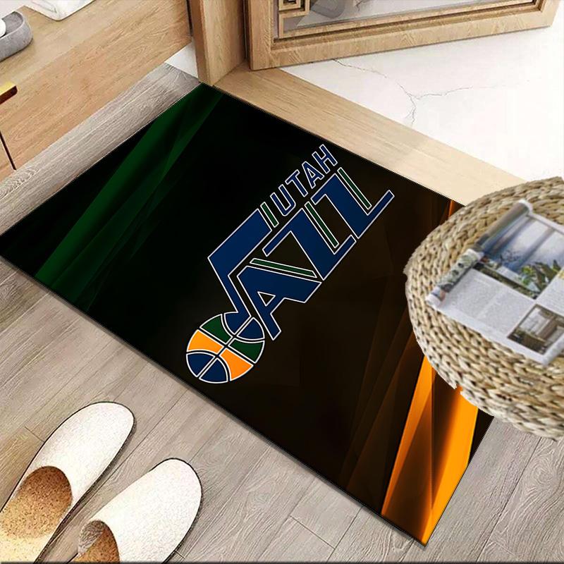 Jazz Basketball Team  Carpet, Kitchen Rugs, Yoga Mat, Non-Slip Mats, Rug for Bathroom, Living Room bedroom, Camping Rugs Christmas Gift
