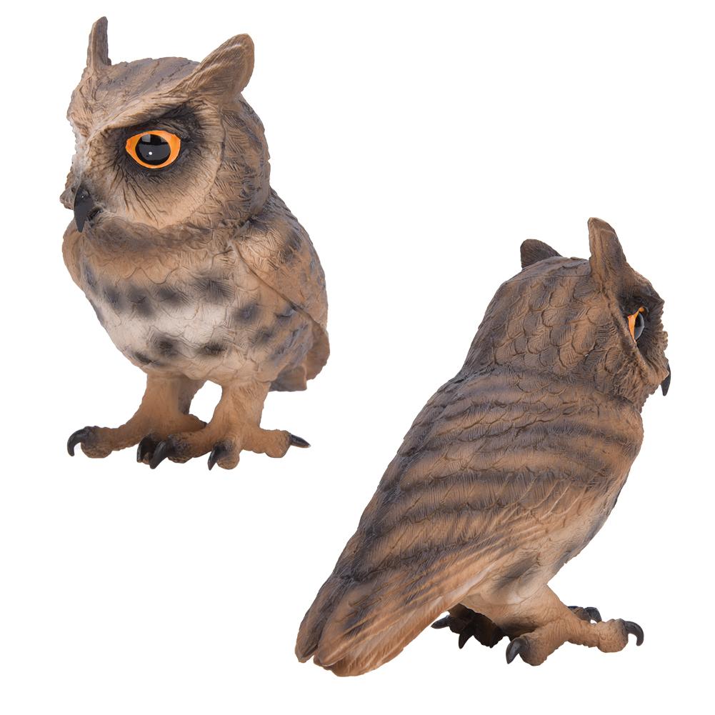 Lifelike Simulation Owl Model Plastic Animal Toy Table Desktop Display Children Gift Home Decor