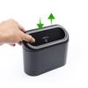 Car Trashbin Mini Portable Car Trash Bin Hanging Vehicle Garbage Storage Box Case Automobile Car Trash Can with Lid Waterproof