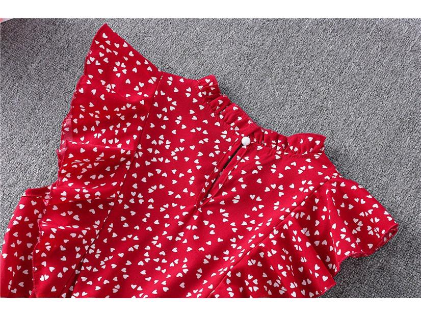 Summer 2023 Women's Polka Dot Chiffon Dress - Loose, Versatile, European and American Style, Mid-Length.