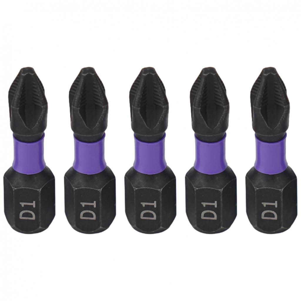 5pcs Batch Head Alloy Steel Cross Hand Tool Magnetic