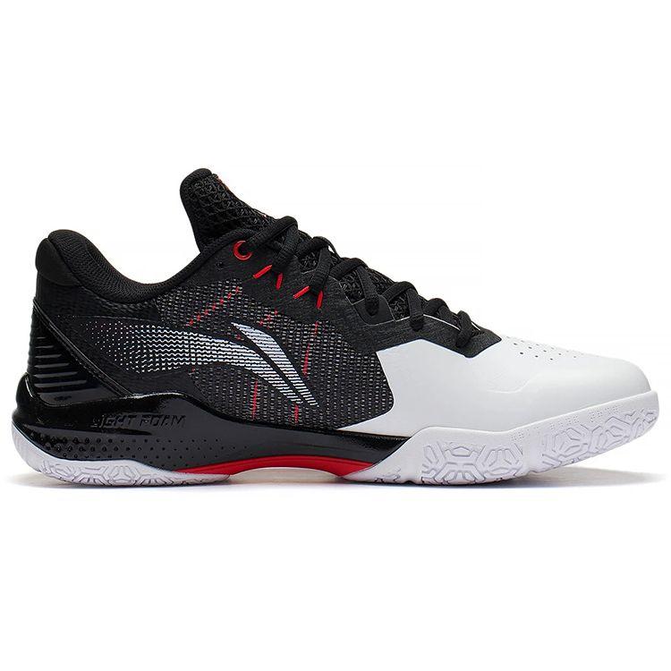 Li Ning Thunder Series Fabric Synthetic Leather TPU Shock Absorption Non-Slip Wear-Resistant Breathable Supportive Low-Top Badminton Shoes AYAS018-2