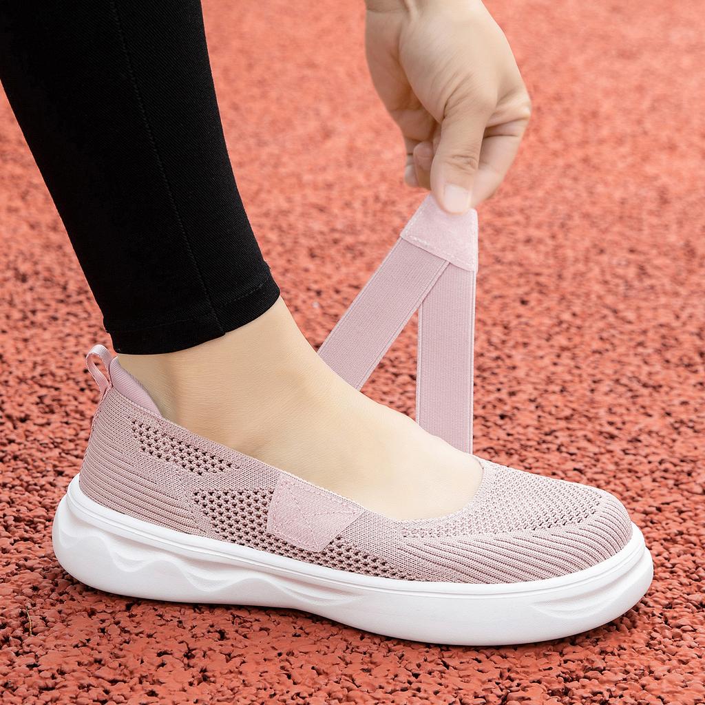 Women Breathable Walking Shoes wide breathable hollow walking shoes with strap For Walking Travel Outdoor Summer Daily Daily Use
