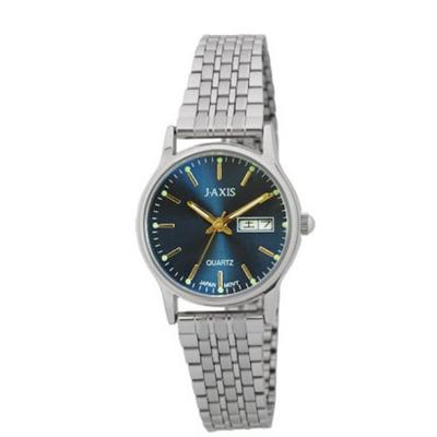 J-AXIS Women's NAL43-SBL ( Casual Watch Sun Flame) Round Watch Silver Analog
