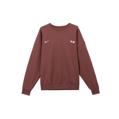 Nike Oversized Brand Logo Crewneck Comfortable Fashion Sweatshirt Men Sweatshirt Brown White HQ2962-231