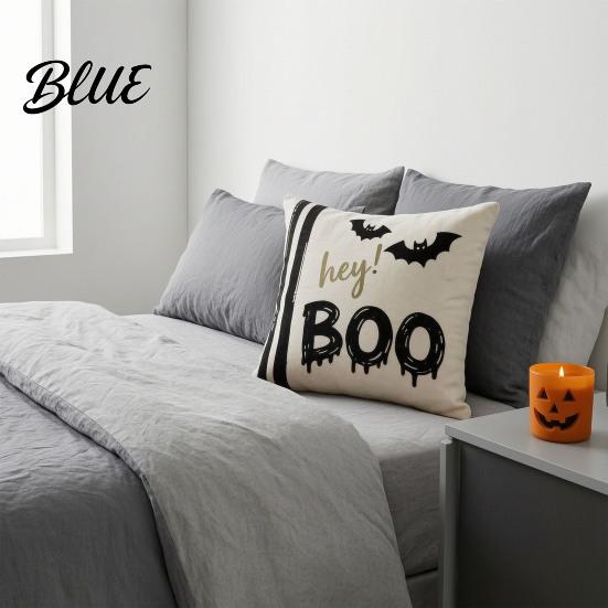 Spooky Theme Home Ornaments Halloween Ghost Cushion Cover