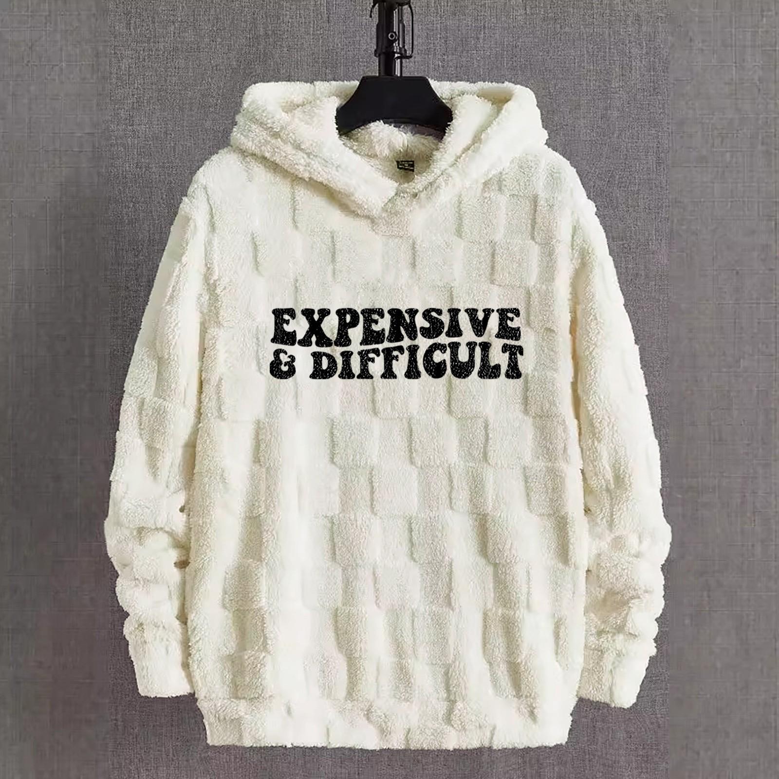 

Женская модная повседневная свободная толстовка с круглым вырезом и длинным рукавом с капюшоном XXL бежевый