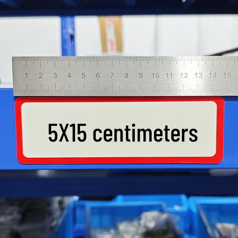 Erasable Magnetic Whiteboard Name Tag – Reusable Write-on Sticker for Fridge or Blackboard.