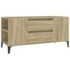 TV Stand in Sonoma Oak Finish 102 x 44.5 x 50 cm Particleboard