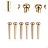 6x Guitar Bridge Pins Strings Nails Repairing Kits, Small Endpin for Folk Guitar, Replacement