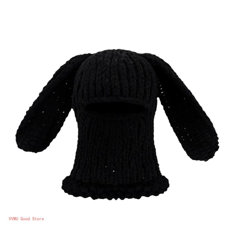 Halloween Facecover Horned Hat for Adult Unisex Theme Party Costume Horn Hat Novelty Skull Hat Winter Warm Windproof Caps