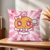 Cute Cushion Cover Comfortable Soft Pillow Case for Sofa Living Room Home Office Decor and t-Tamagotchi Protective Covers