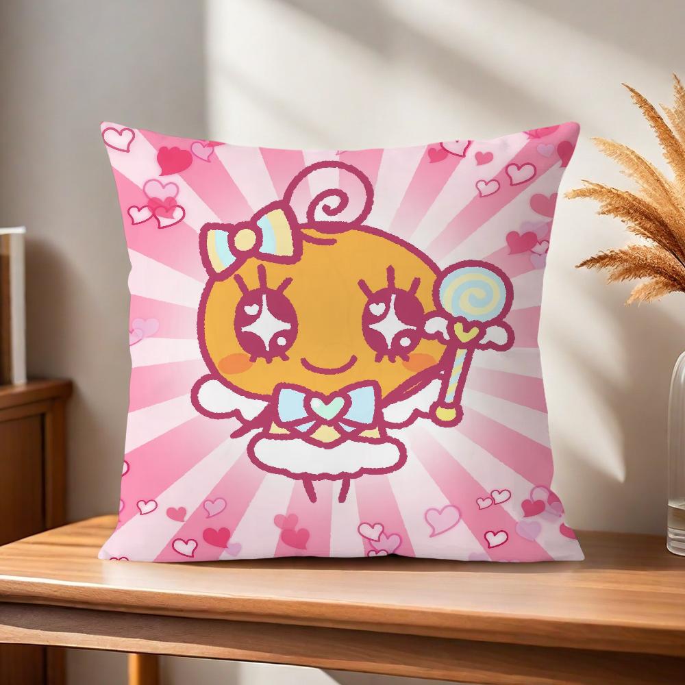 Cute Cushion Cover Comfortable Soft Pillow Case for Sofa Living Room Home Office Decor and t-Tamagotchi Protective Covers