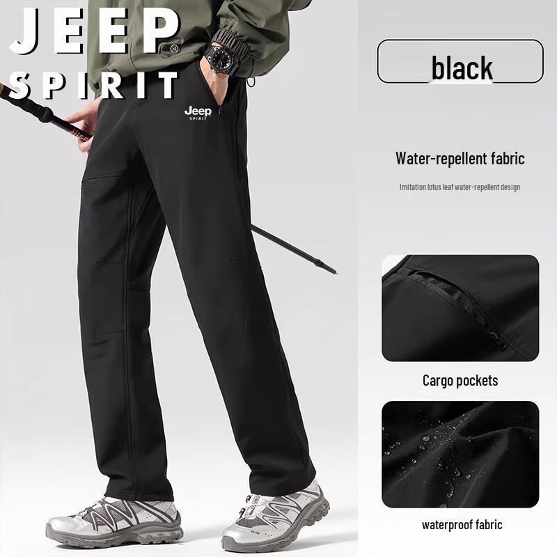 

JEEP SPIRIT Men s Softshell Straight-Leg Outdoor Pants XL