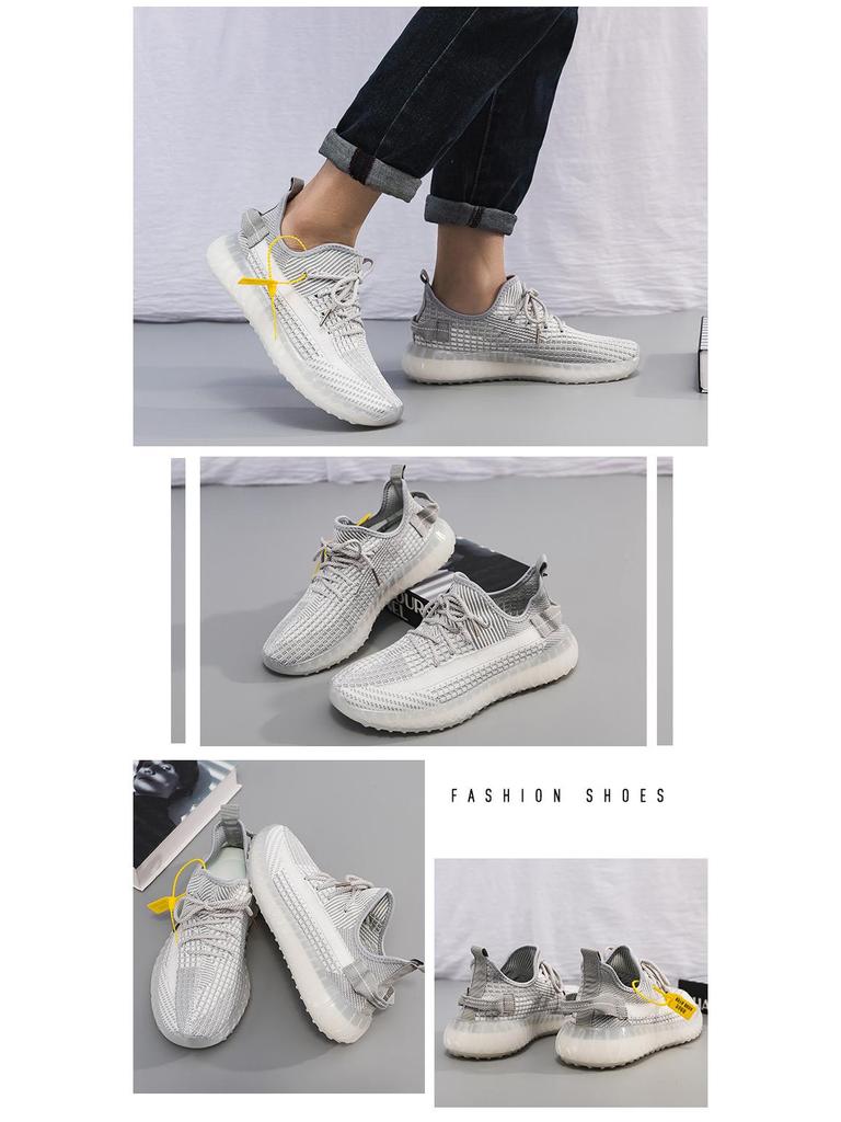 Herren Kokosnuss Weiche Sohle Popcorn Sneaker: Atmungsaktive Sommer-Laufschuhe