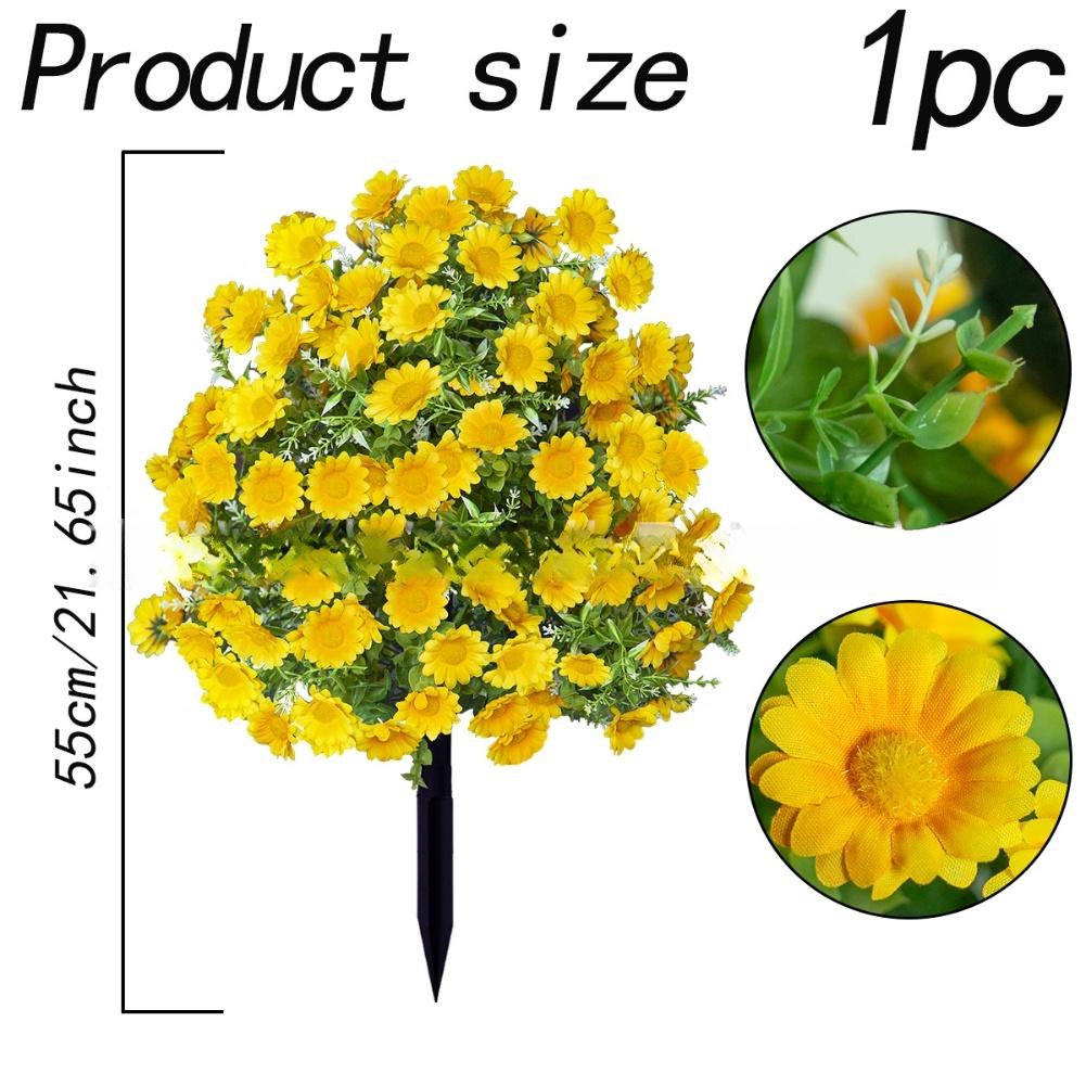 

For Outdoor Garden Decor 55CM Daisy Lavender Artificial Flower Bouquet with Natural Colors and Plastic Material China Mainland