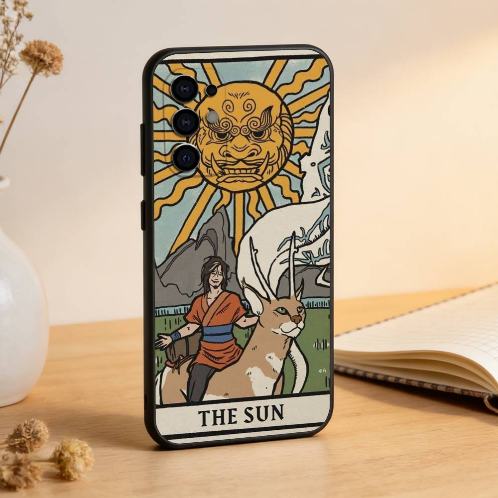 Avatar Tarot Phone Case For Samsung S25,S24,S21,S22,S23,S30,Ultra,S20,Plus,Fe,Soft Silicone Black Cover