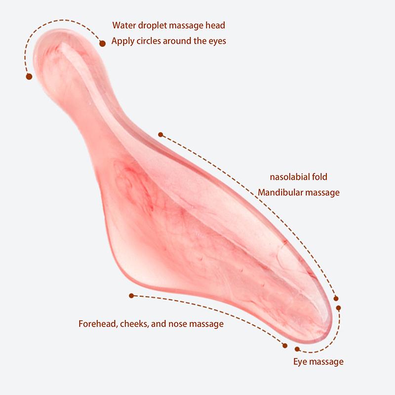 Muscle Shovel Resin Gua Sha Gouache Scraper Massager For Face Body Facial Skin Lifting Wrinkle Remove Beauty Spa Care Tools