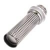 SALUDABLE Inner Silencer for Motorcycle Stainless Steel Diameter Exhaust, Baffle, Sound-Dampening, Mesh, (Outer 50.8mm/150mm)