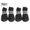 Winter Warm Boots for Outdoor Walking Waterproof Dog Shoes Small Medium and Large Dogs, Non-Slip Oxford Cloth Easy Wear Booties Muddy Paths