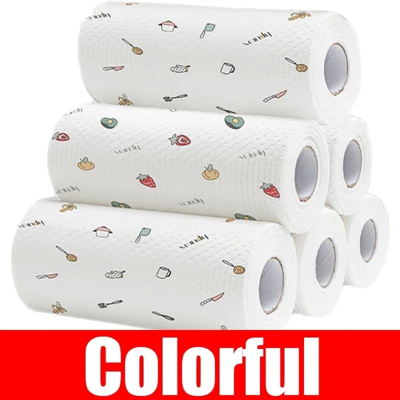 600/50PCS Kitchen Disposable Rags Reusable Non-Woven Cleaning Cloths Washing Dishcloths Rag Cloth Towels Scouring Pads Wholesale