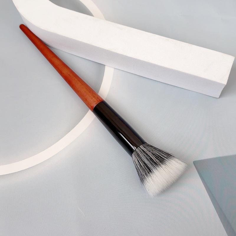 

Кисть для румян ZX.MITTIS Origin Wood Stippling Brush Кисть для макияжа с козьей шерстью