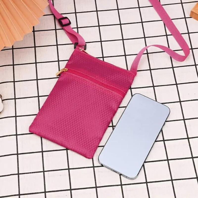 Dámská módní a ležérní taška na telefon s dotykovou obrazovkou, křížové nošení, roztomilá a módní taštička přes rameno na klíče a telefon pro dívky, taška přes jedno rameno