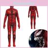 Oszałamiający Dziecięcy Kombinezon Venom Carnage Czerwony Kostium Całokształtny na Halloween Cos Performance