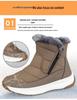 Zhang Kaili Women's Winter Plus Velvet Cotton Shoes - Comfortable, Thickened, Non-Slip Walking Shoes for Middle-Aged and Elderly.