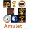 Thai Amulet Money Wealth Tree Luck Feng Shui Yin Yang Decor Jewelry Buddhist Retro Vintage Protect Charm Talisman Powerful Wealth Success Health Luck