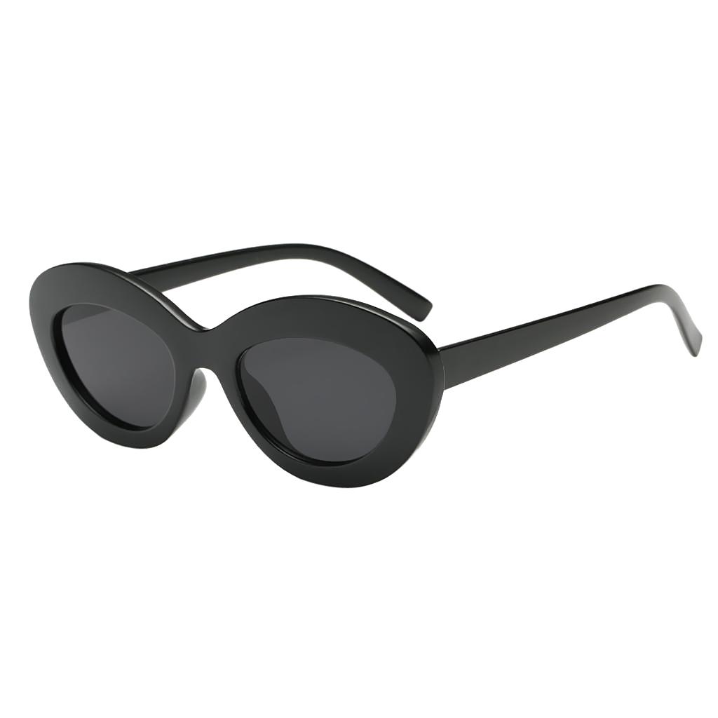 Vintage Unisex Oval Sunglasses Shades Plastic Glasses Eyewear - 03, As Described