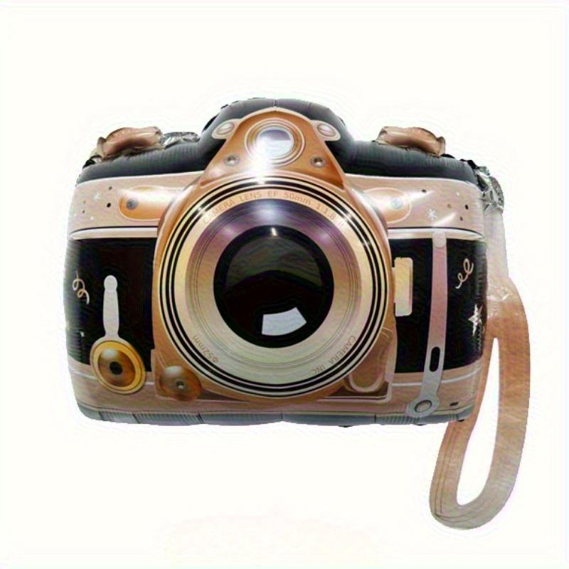 

1/2Pcs Large Aluminum Film Balloon 80s and 90s Vintage Camera Adult Birthday Party Supplies Decoration Background As Picture