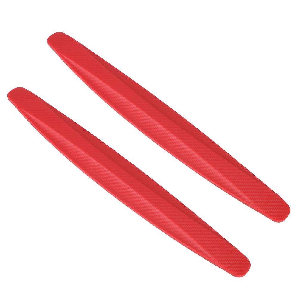 

Автомобильный передний/задний бампер антицарапающие полосы наклейки защитные пленки 2 шт/комплект защитные угловые защитные полосы противостолкновительные защитные полосы автомобильные аксессуары Red