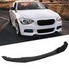 Front Bumper Lip Spolier 2 Section Bumper Lip Chin Splitter Diffuser Protector Fit For 1 Series F20 F21 Pre LCI M‑Sport