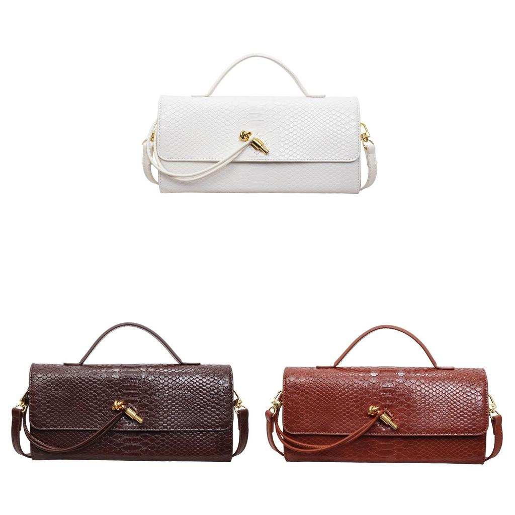 Fashion Snake Pattern Womens Evening Clutch With Inner Zipper Pocket For Daily Use