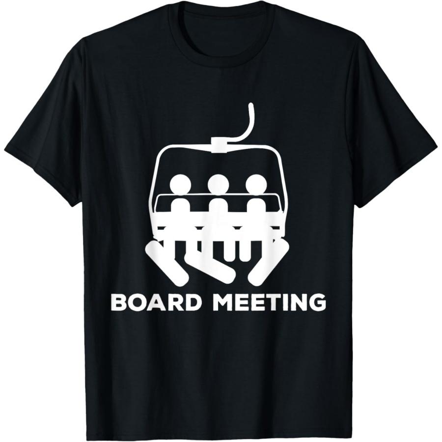 

Snowboard Meeting Gift - Snowboarding Holiday Skiing T-Shirt XXXXXL чорний
