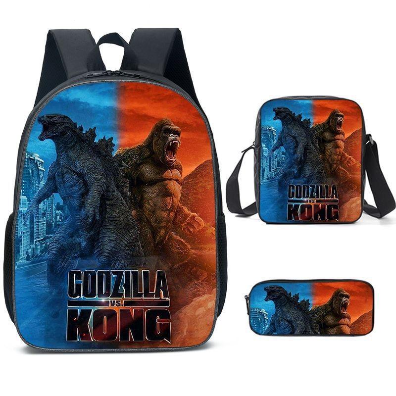 Shoulder Anime Cartoon Bag Pencil Case Kids School Pack For Daily Use