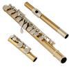 Flute C-tone Silver-plated 16-hole Closed Key Flute with Accessories