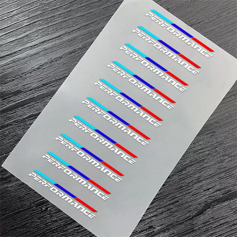 2026 Hot Car Decoration Strip Trunk Sticker Decals Decal For Bmw M Power Performance Logo E28 E30 E34 E36 E46 E60 E90 F84 F87 X1 X3 X5 X6