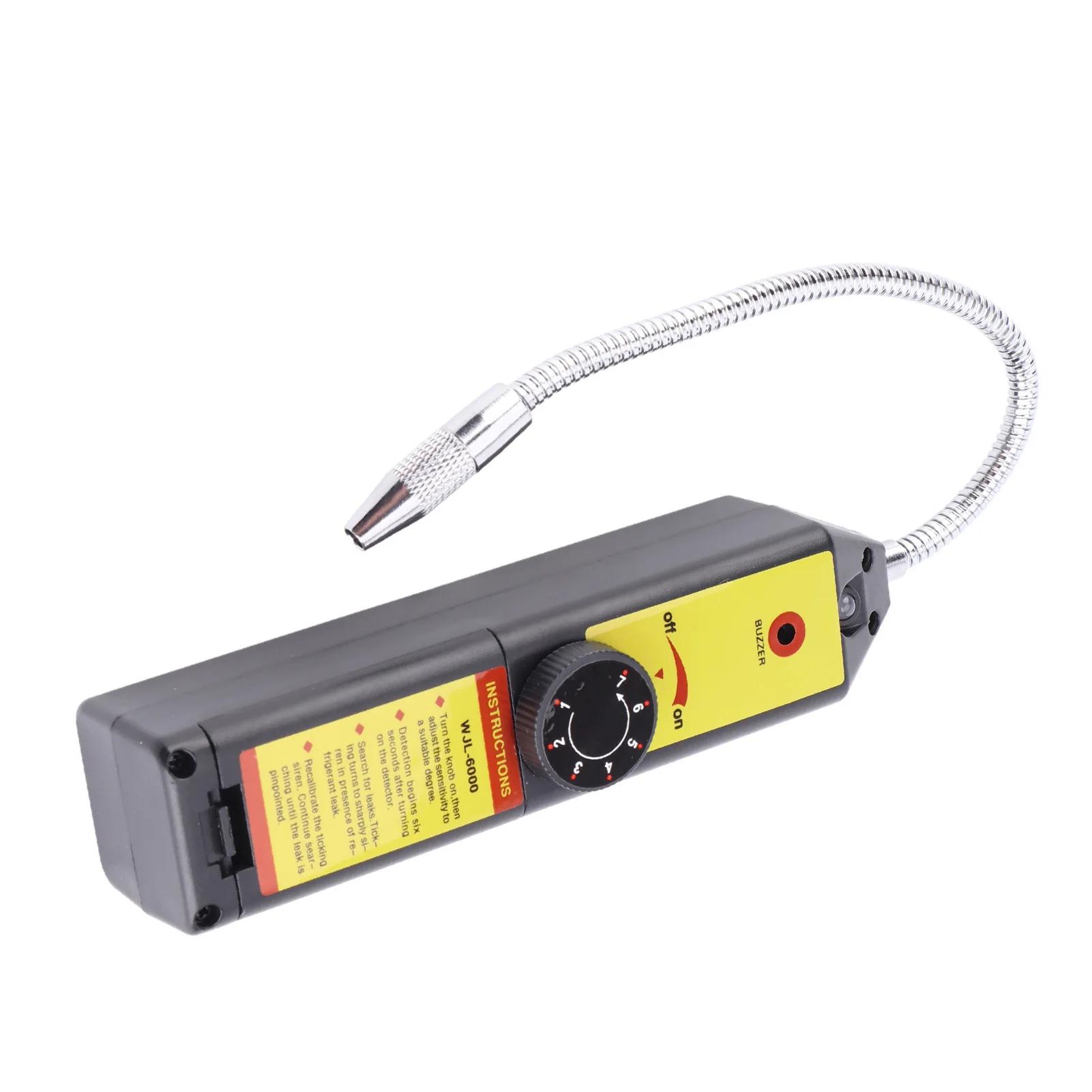 

Gas CFC HFC Refrigerant Leak Detector Halogen Detector Halogen R134a R410a R22a HVAC Checke Leak detector Halogen Leak Detector жёлтый