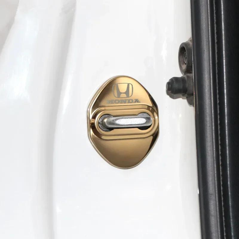 Door Lock Cover case for Mugen Power Honda Civic Accord CRV Hrv Jazz accessories car styling TP6