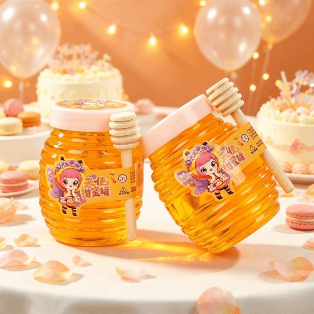 Transparent Reduce Pressure Toy Honey Liquid Bouncing Mud Toy Perfect Honey Slime Toy Teens