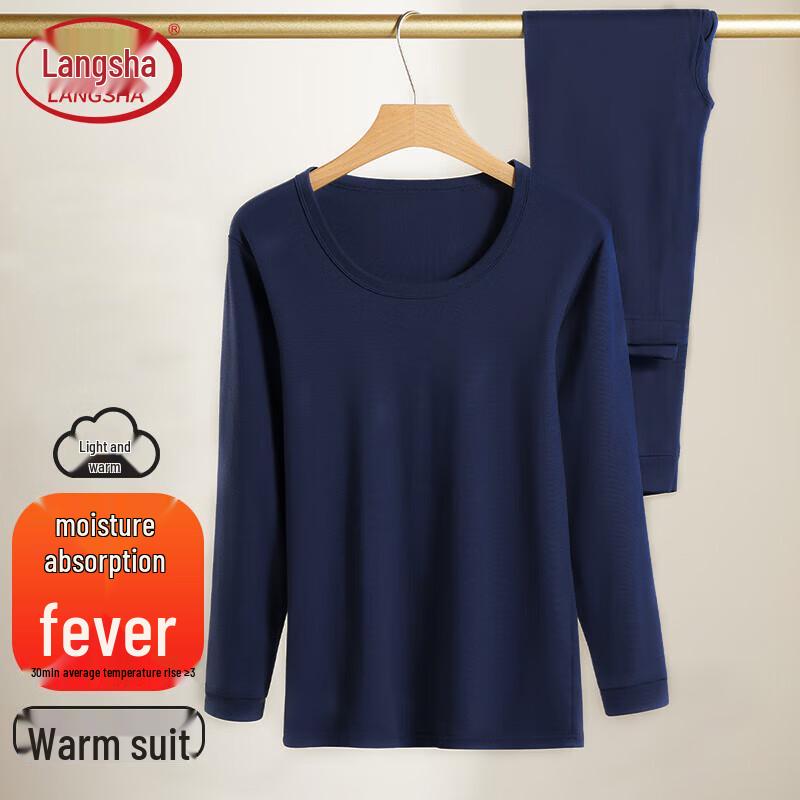

Langsha Women s & Men s Self-Heating Thin Thermal Underwear Set 2XL