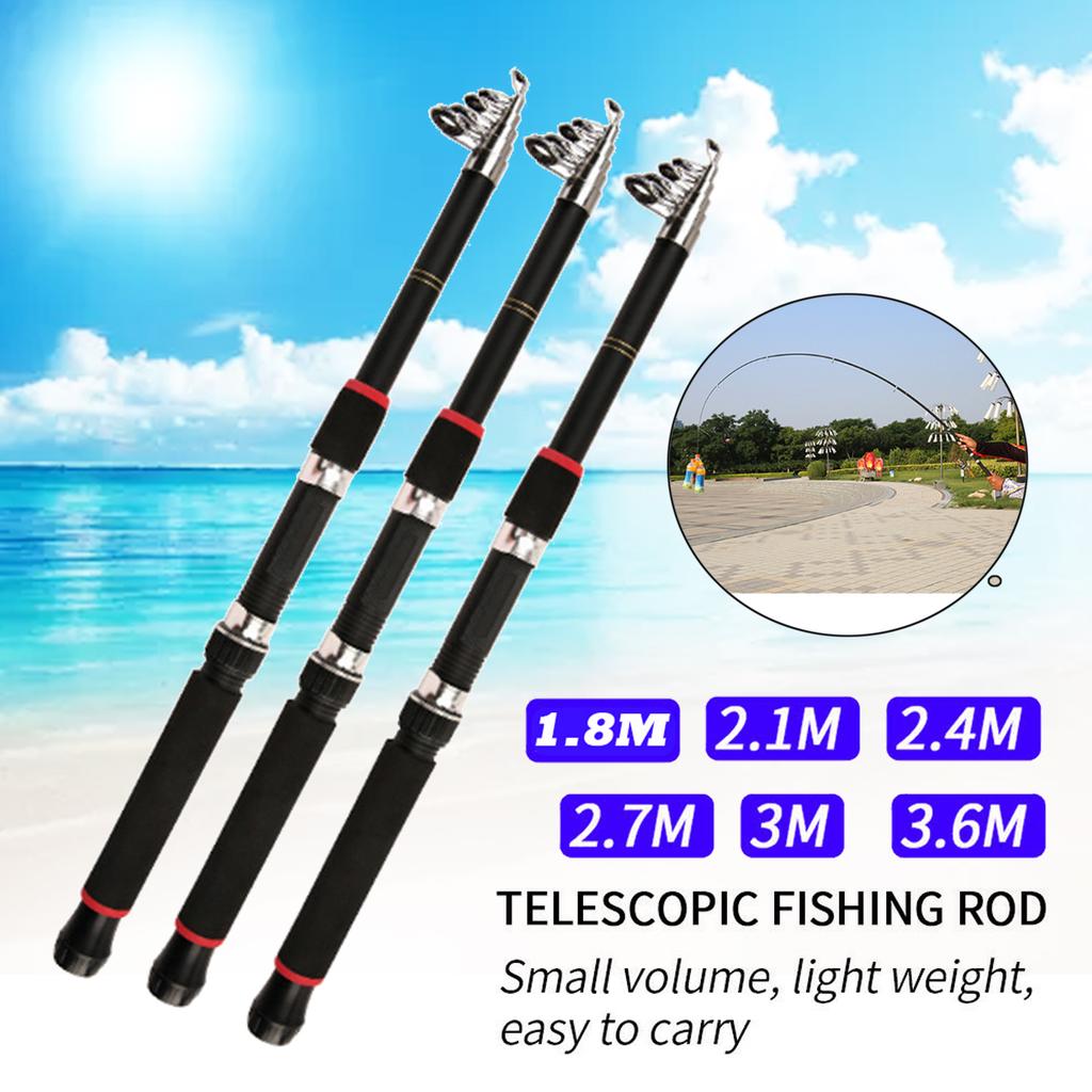 small telescopic fishing rod