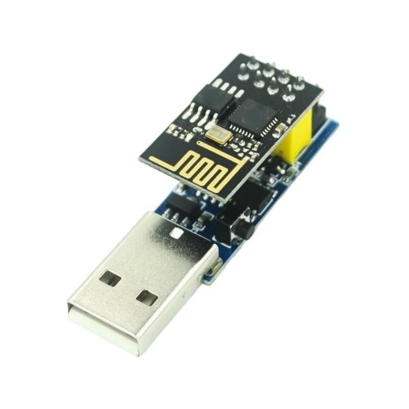 Kompakter 8266 Programmierer ESP01 WIFI Drahtlosmodul USB-Adapter für ESP01S-Modul Ermöglicht einfache Firmware-Uploads