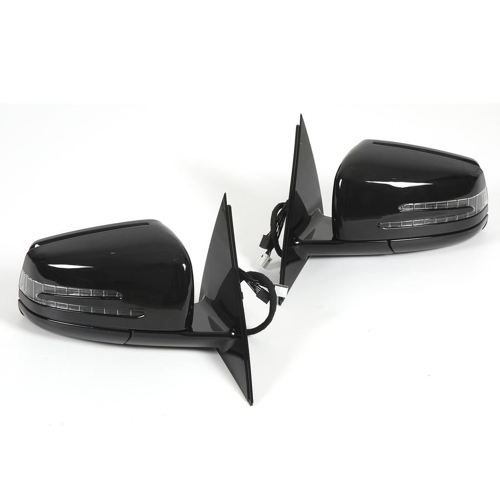 Side Power Door Mirror 2218100576 Heating Folding Turn Signal Mirror Replacement for Benz S Class W221 2007‑2013