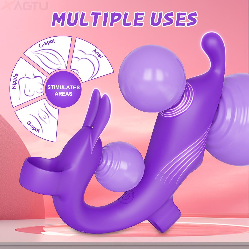 Finger Vibrator Clitoris Masturbation Tools Women Couple Vibration Penetration Vagina Stimulator Vibrator Sexmachine Adult Toys